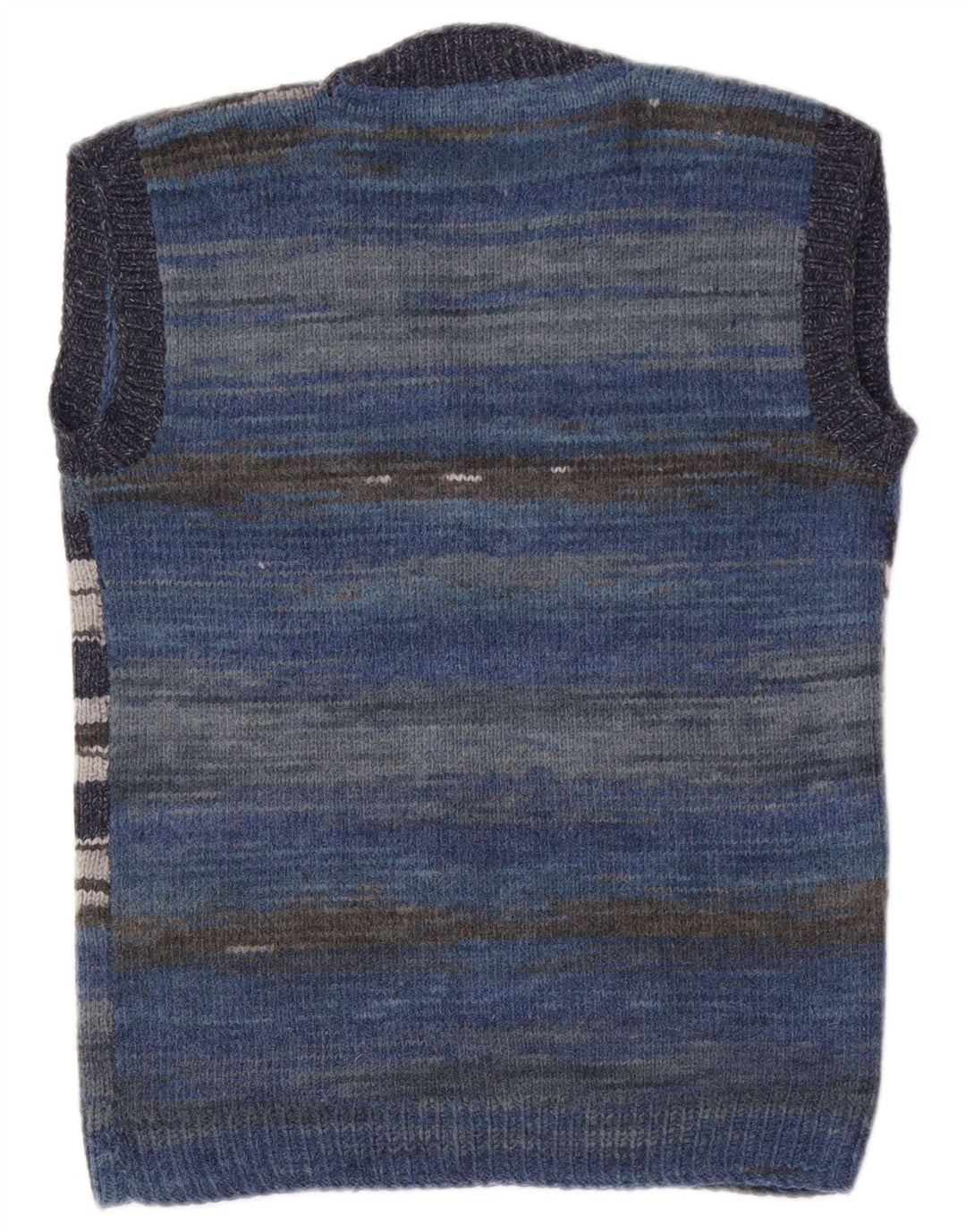 Vintage herrevest tanktop lille blå stribet