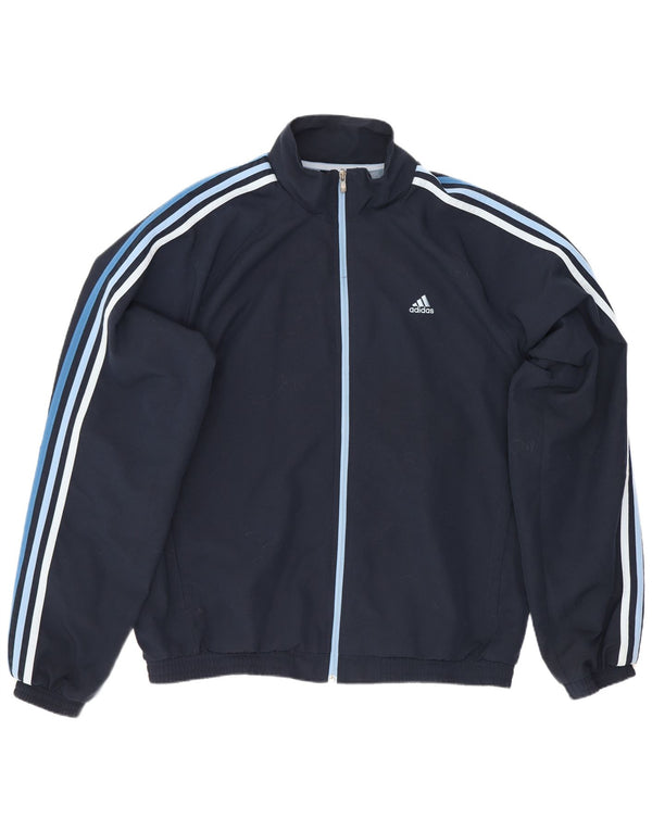 Adidas Herre Clima 365 Træningsdragt Topjakke Stor Marineblå Polyester Sports