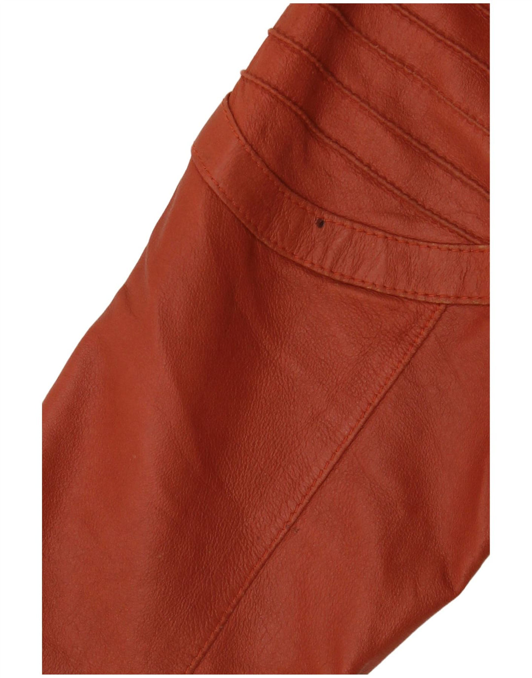 ELEGANCE PARIS Dame 2-knaps blazerjakke UK 20 2XL Brunt læder