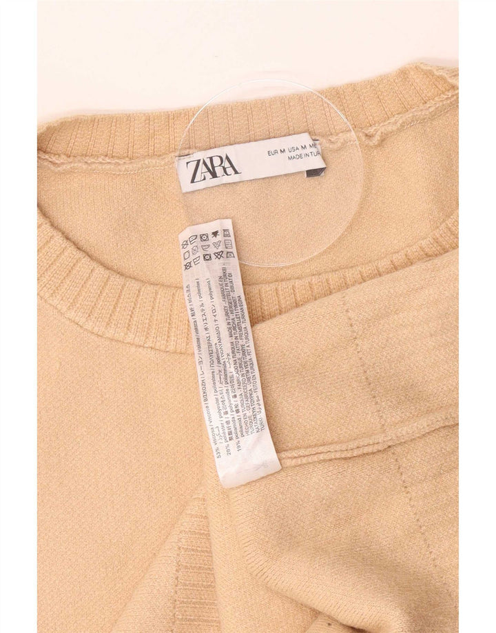 Zara Herrevest Tank Top Medium Beige Viscose