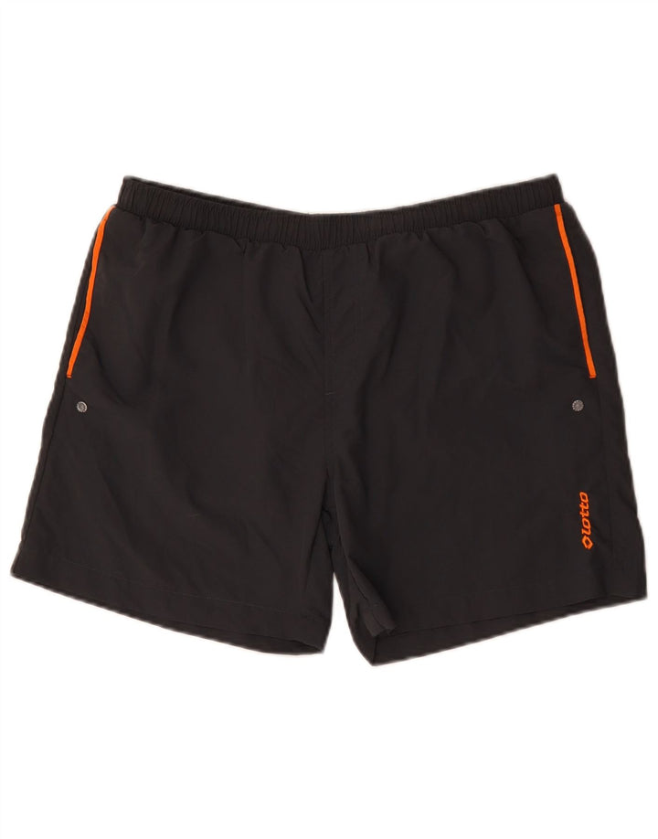 Lotto Badeshorts til mænd store grå polyester