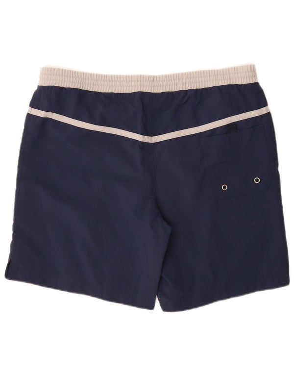 Kappa Badeshorts til mænd Large Navy Blue Colourblock Nylon