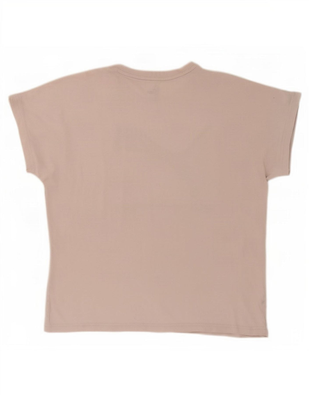 Puma Dame Oversized grafisk T-shirt Top UK 10 Small Beige