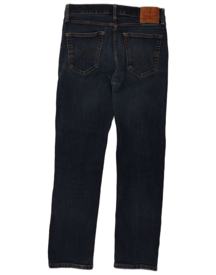 Levi's Herre 514 Straight Jeans Størrelse 33W33 L32 Blå Bomuld