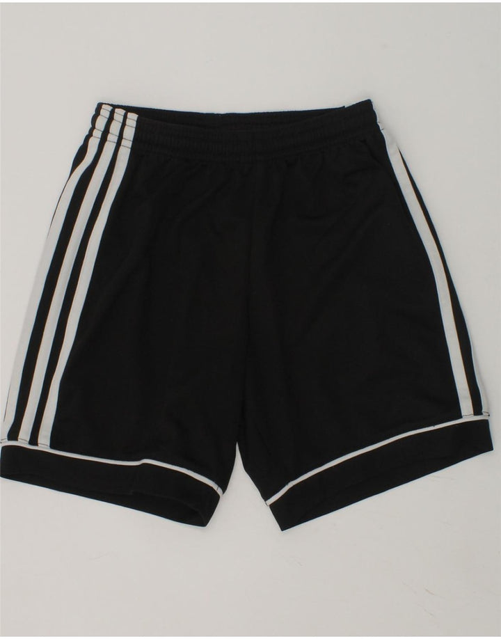 ADIDAS Boys Aeroready Graphic Sport Shorts 9-10 Years Black Polyester | Vintage Adidas | Thrift | Second-Hand Adidas | Used Clothing | Messina Hembry 