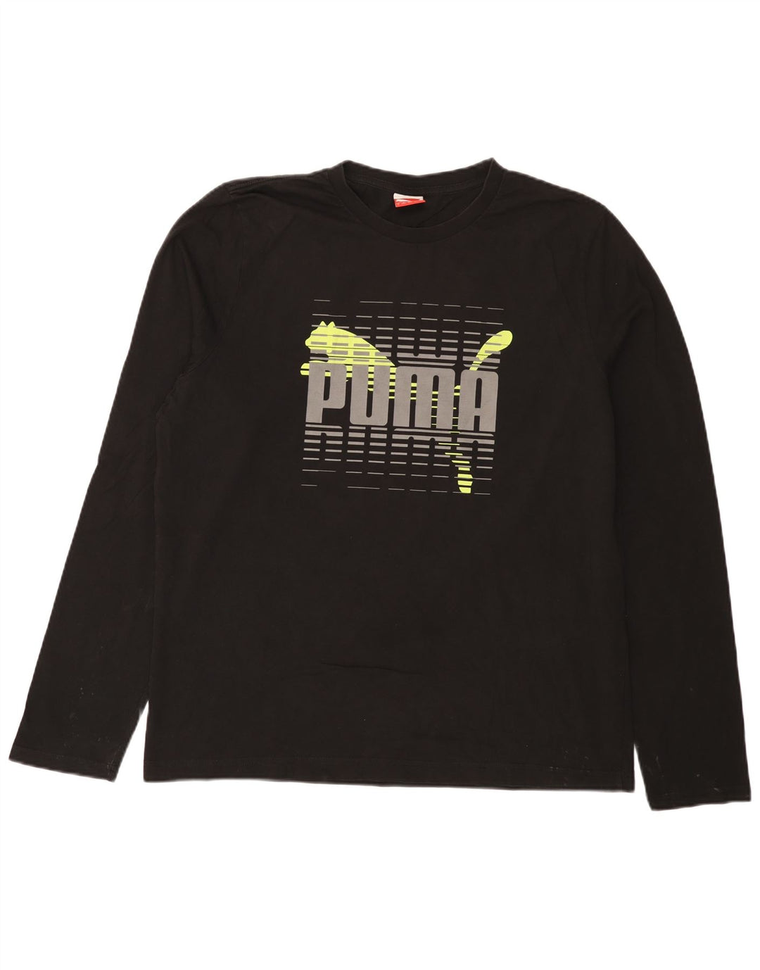 Puma Herre Grafisk Top Langærmet XL Sort