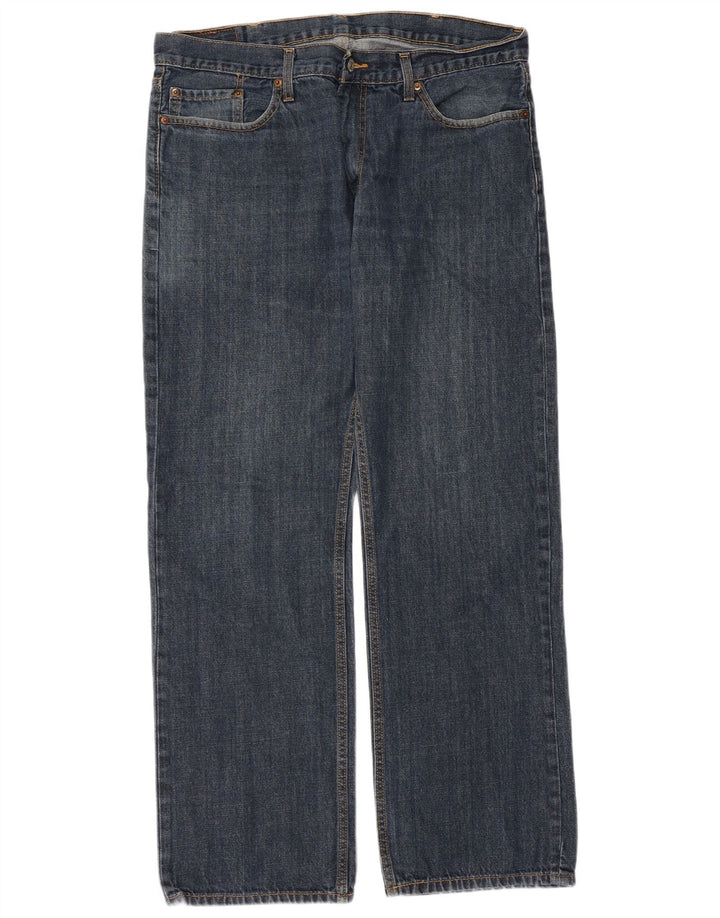 Levi's Herre 514 Straight Jeans W38 L32 Blå Bomuld