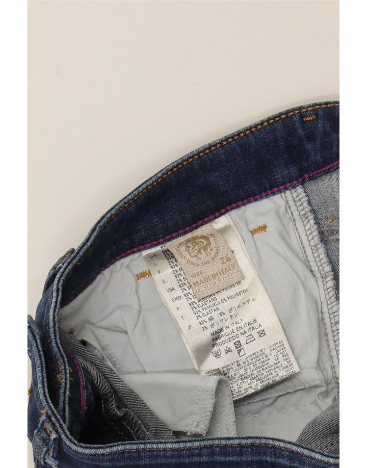 DIESEL Womens Skinny Jeans W26 L30 Blue Cotton Vintage Diesel and Second-Hand Diesel from Messina Hembry 