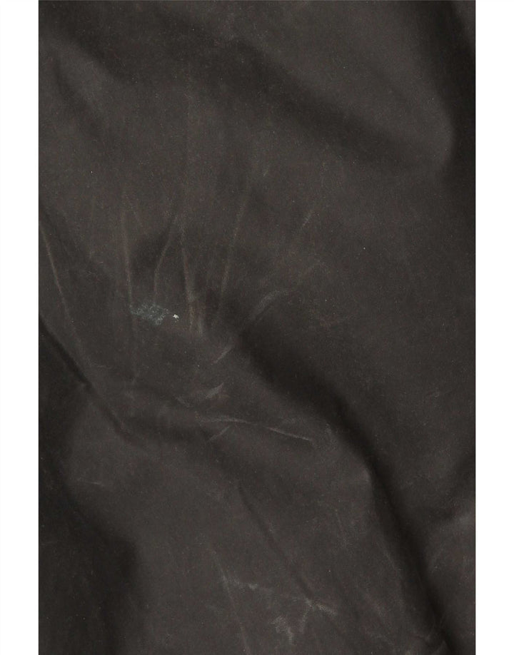 Barbour Herre vokset bomuldsjakke EU 50 Medium Sort