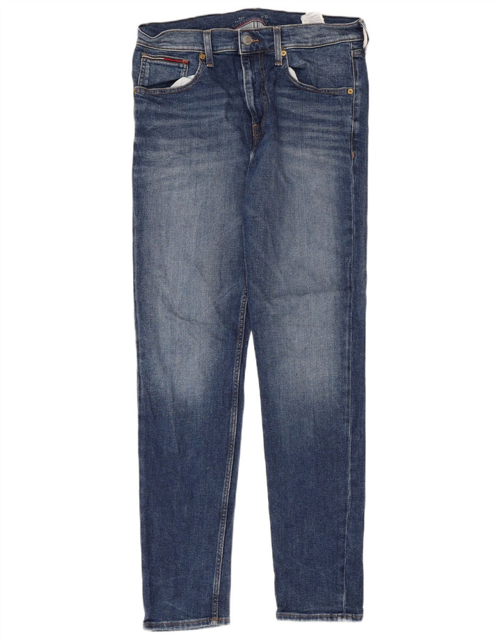 TOMMY HILFIGER Mens Slim Jeans W32 L34 Blue Cotton