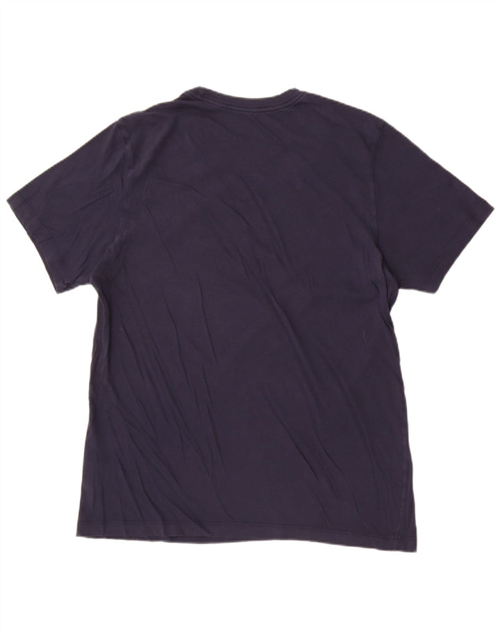 Nike T-shirt top til mænd, stor marineblå bomuld