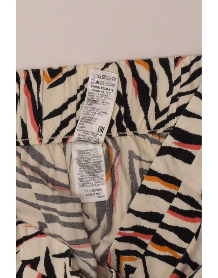 Marks & Spencer Casual Shorts til kvinder UK 12 Medium W30 Off White