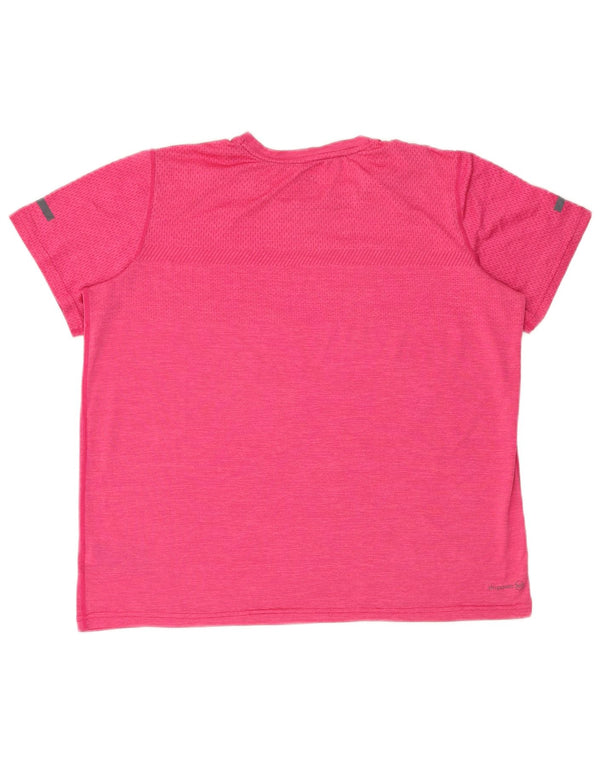 Russell Athletic Girls Husky T-Shirt Top 14-15 år XL Pink Nylon