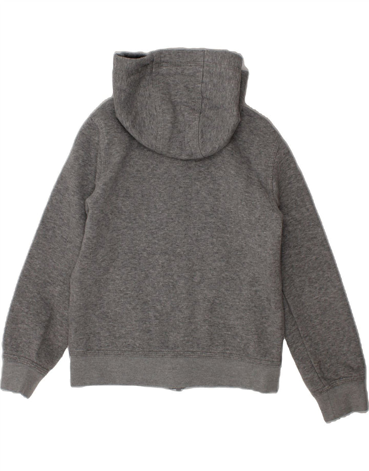 NIKE Boys Zip Hoodie Sweater 6-7 Years Large Grey Cotton Vintage Nike and Second-Hand Nike from Messina Hembry 