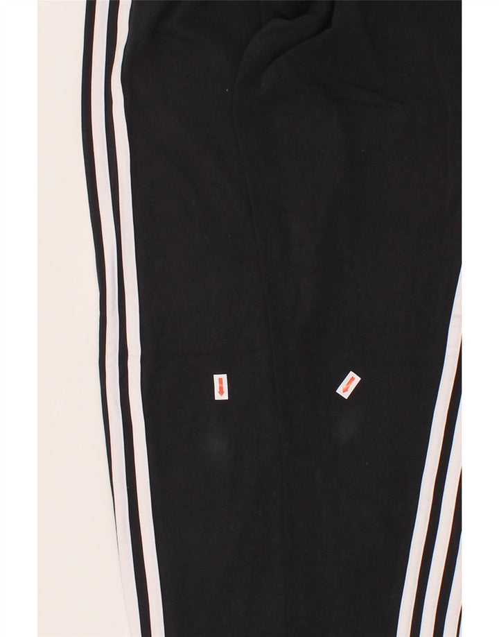 ADIDAS Womens Leggings UK 8/10 Small Black Polyester Vintage Adidas and Second-Hand Adidas from Messina Hembry 