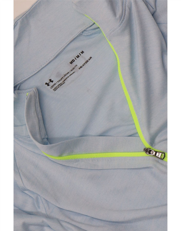 Under Armour Dame Heat Gear Pullover Træningsdragt Top UK 12 Medium Blue
