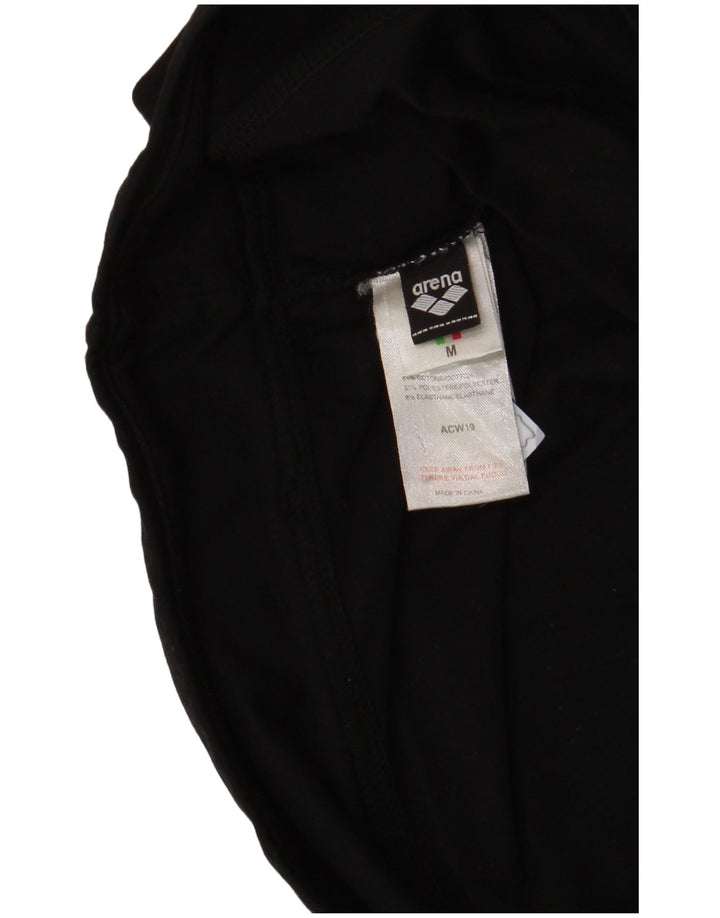 Arena Dame Leggings UK 12 Medium Sort Bomuld
