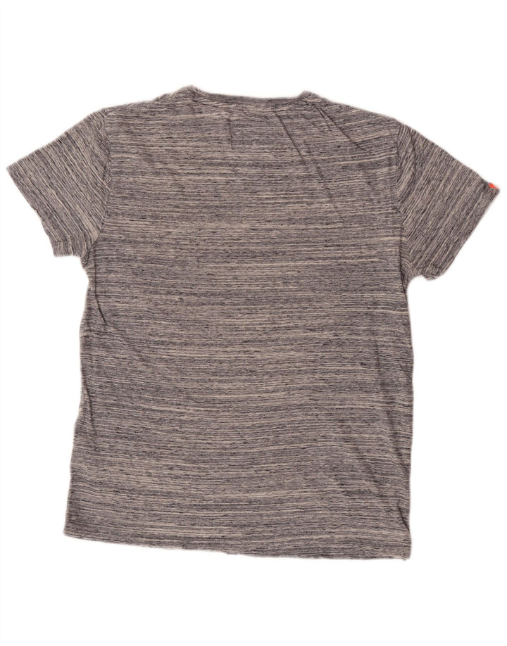 Superdry T-shirt top mellem grå bomuld til mænd