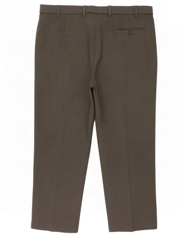 Marks & Spencer Herre Regular Suit Bukser W40 L29 Grå Polyester