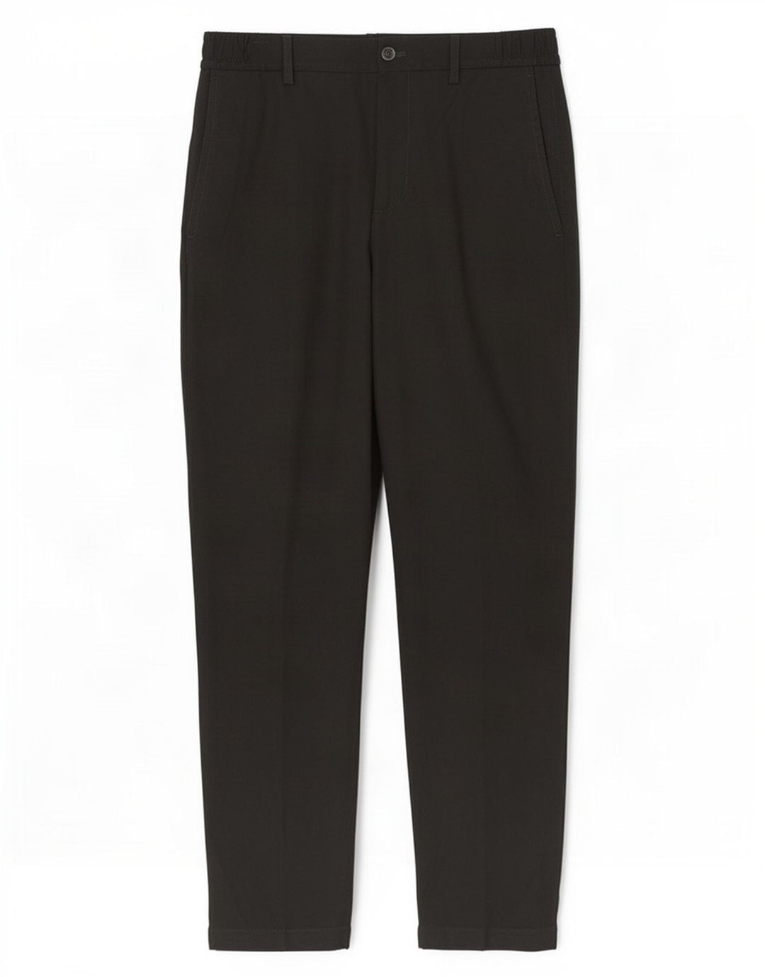 Zara Herre Tapered Chino Bukser Medium W31 L26 Sort Polyester