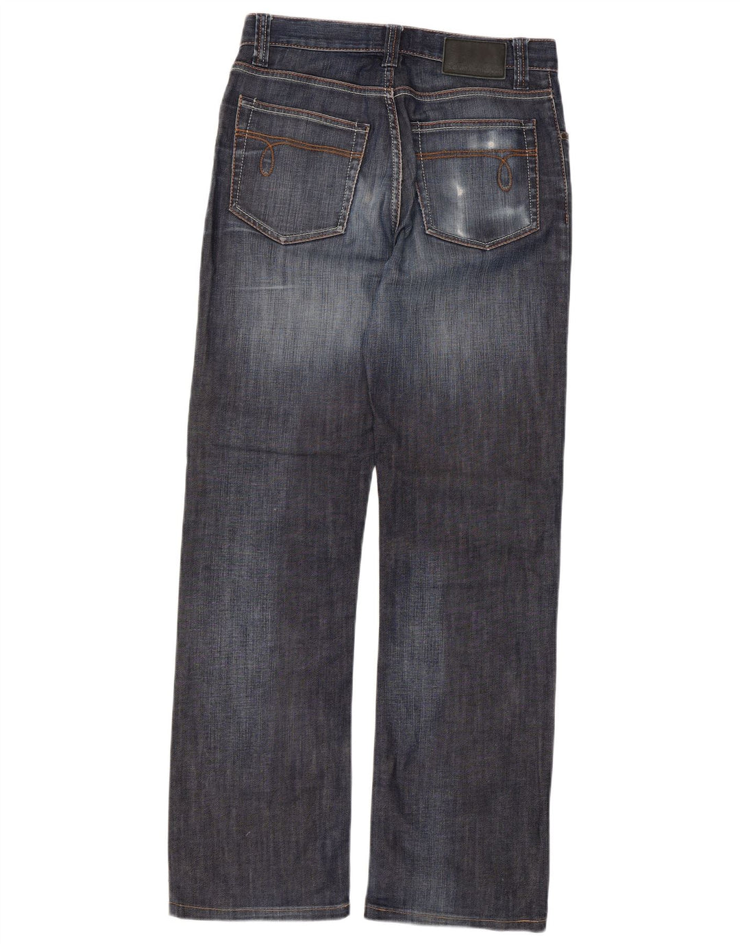 Calvin Klein Dame Straight Jeans W30 L30 Blå Bomuld