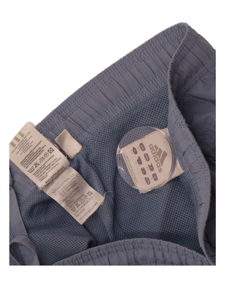 ADIDAS Mens Tracksuit Trousers UK 32 XS Blue Polyester Vintage Adidas and Second-Hand Adidas from Messina Hembry 