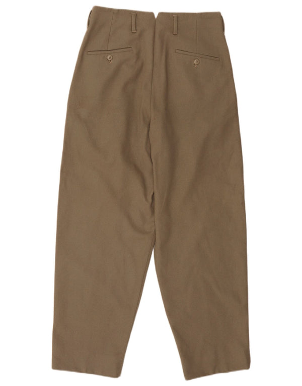 Virgola Herre Højtaljede Chinobukser IT 46 Large W30 L27 Khaki