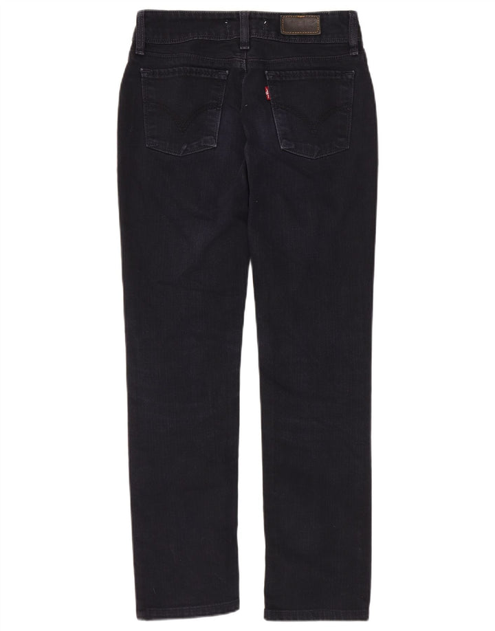 LEVI'S Dame 571 Slim Jeans W28 L29 Marineblå Bomuld