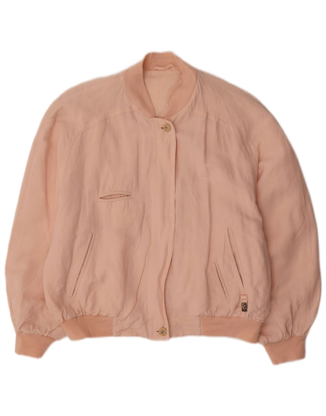 Vintage oversized bomberjakke til kvinder EU 40 Medium Pink