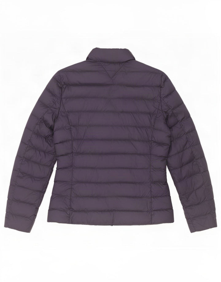 Tommy Hilfiger Dame Polstret Jakke UK 10 Small Navy Blue Polyamide