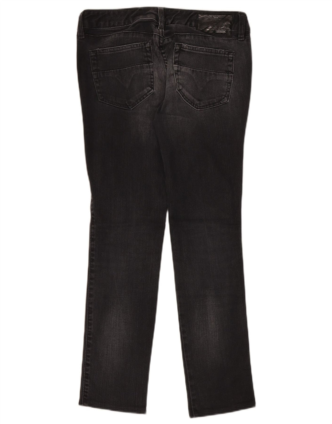 Diesel Dame Cuddy Slim Jeans W27 L28 Sort Bomuld
