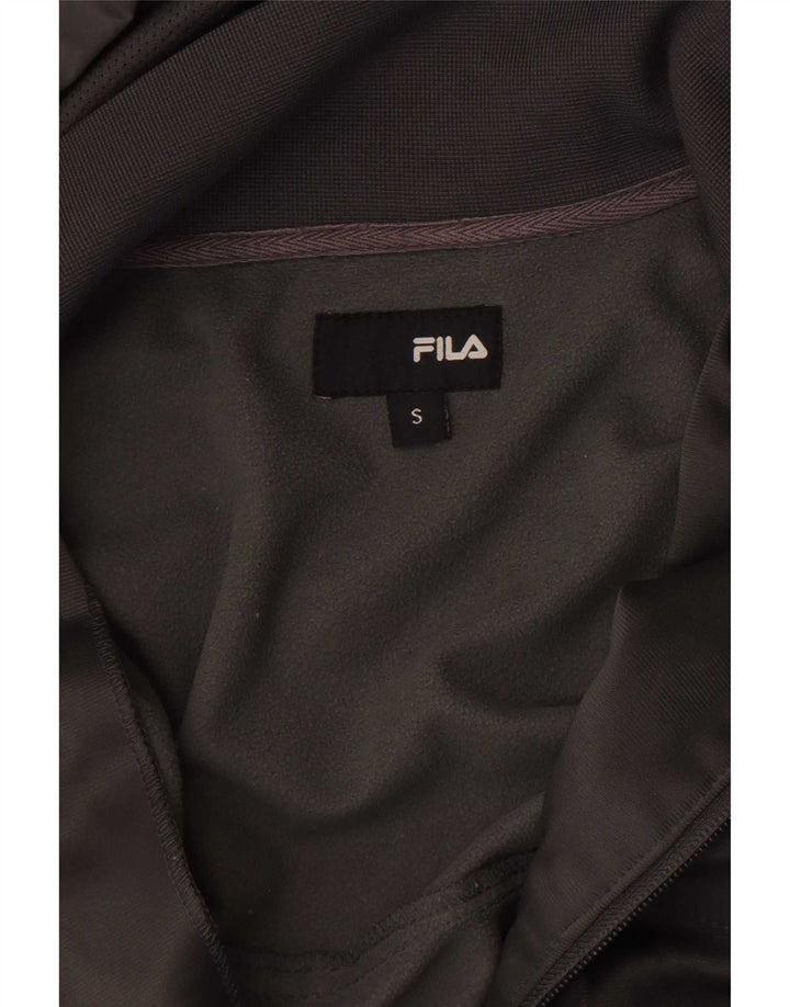 Fila Herre grafisk træningsdragt med hætte, lille grå