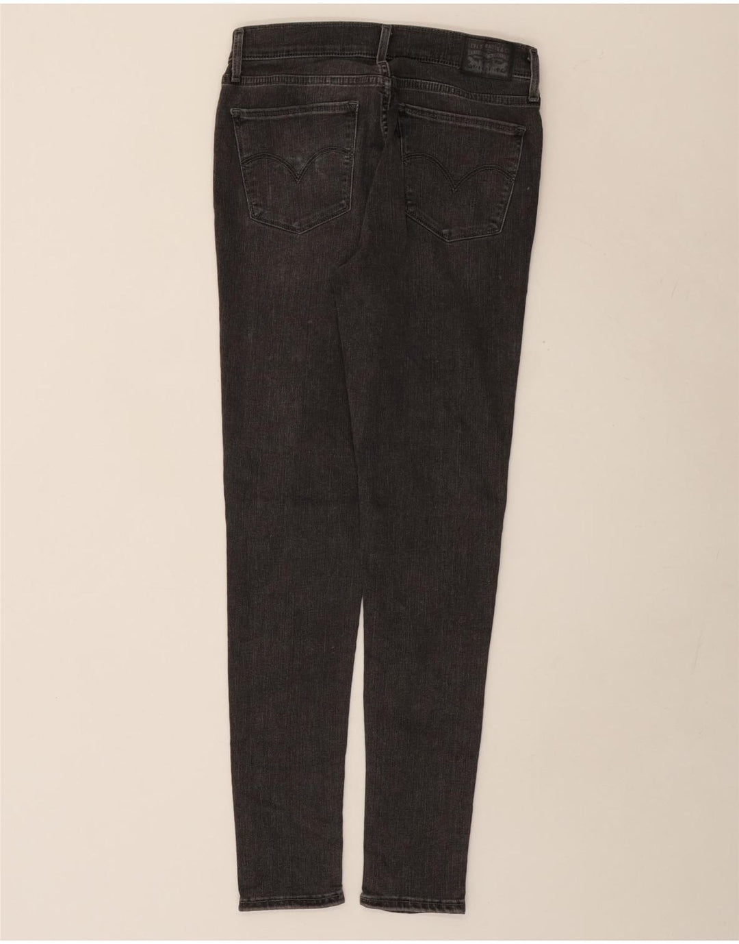 Levi's Dame 710 Super Skinny Jeans W29 L30 Grå Bomuld