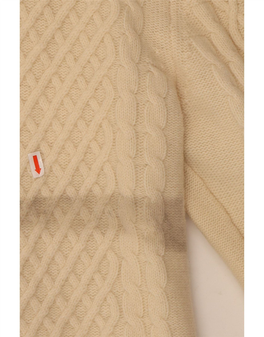 CARRAIG DONN Womens Cardigan Sweater UK 14 Medium Beige Wool Vintage Carraig Donn and Second-Hand Carraig Donn from Messina Hembry 