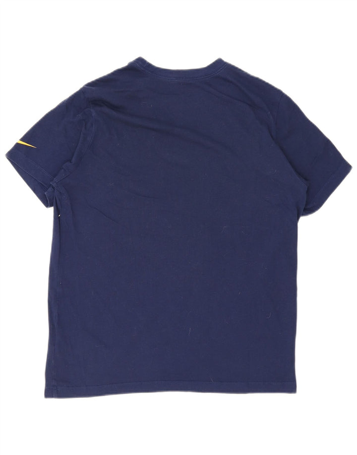 Nike grafisk t-shirt til mænd, medium marineblå bomuld