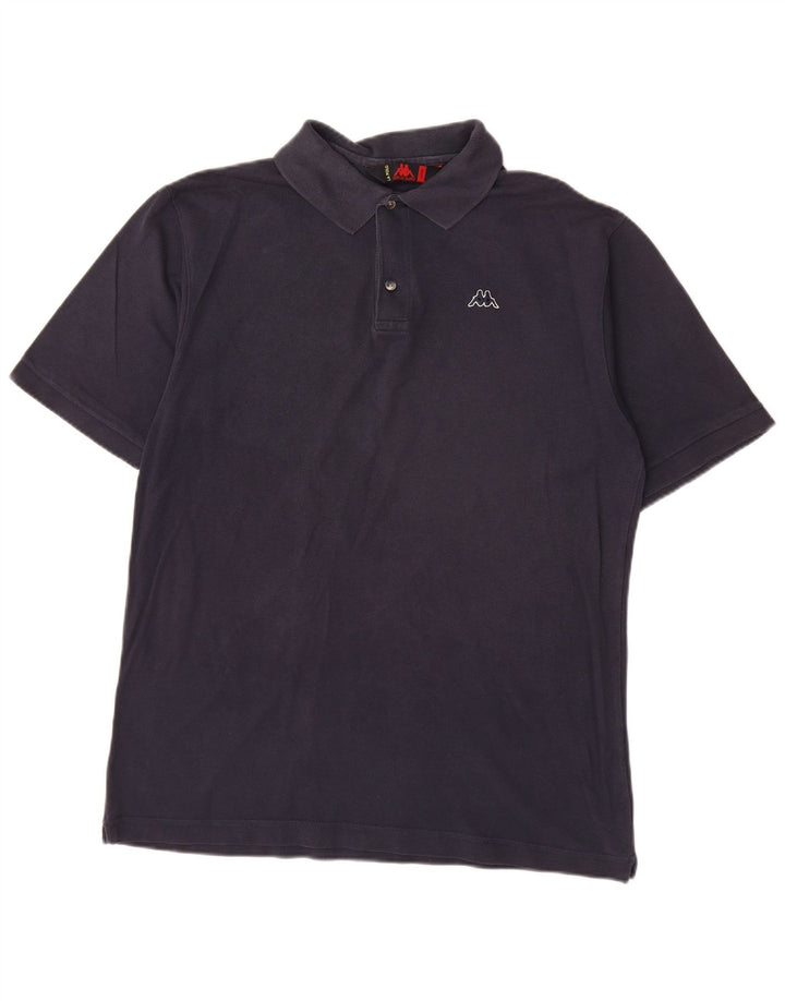 Kappa herre poloshirt Stor marineblå bomuld