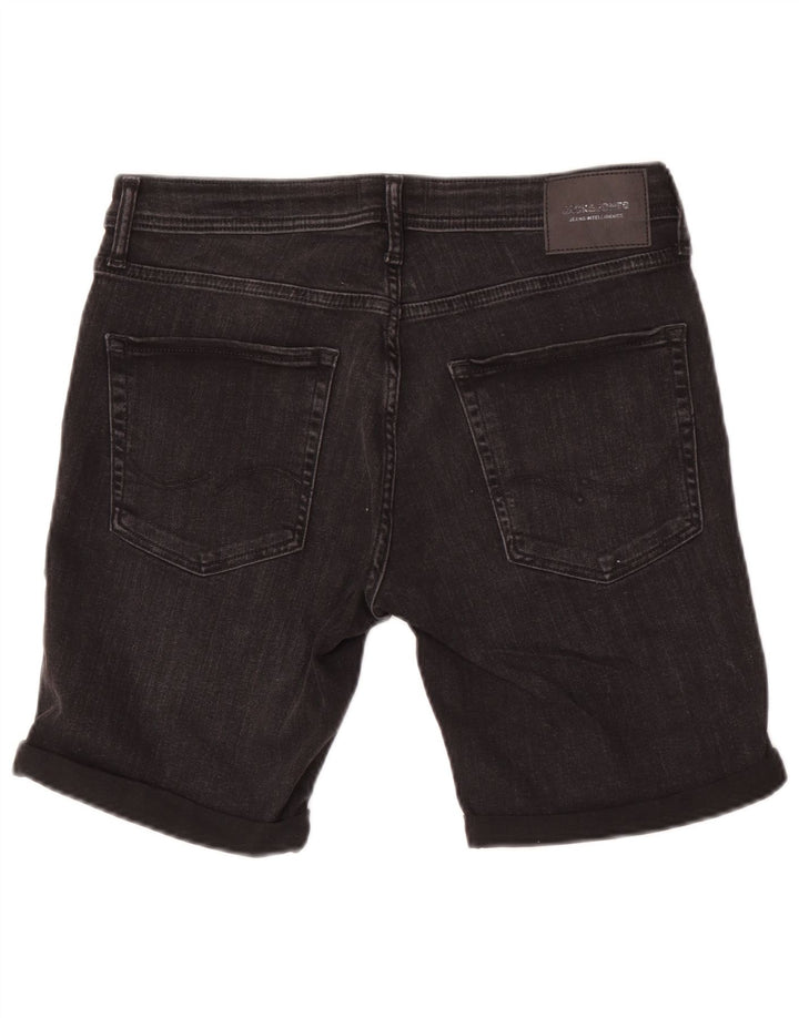Jack & Jones Herre denimshorts Medium W32 Sort Bomuld