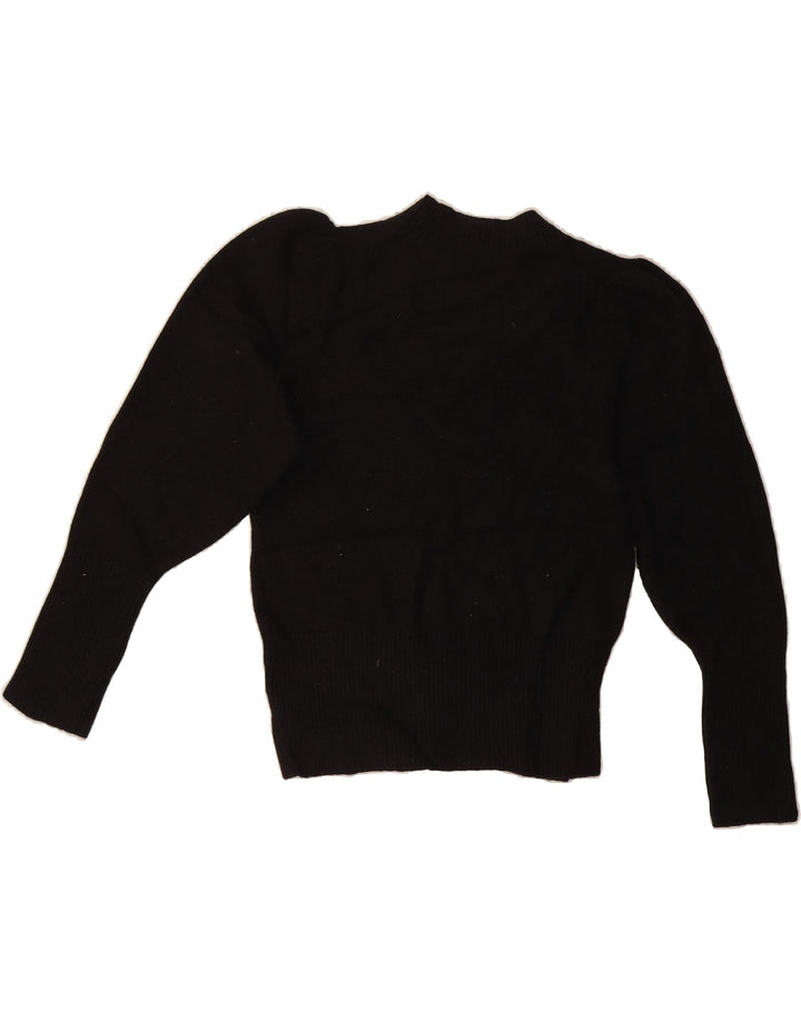 J. CREW Womens Crew Neck Jumper Sweater UK 10 Small Black Polyamide Vintage J. Crew and Second-Hand J. Crew from Messina Hembry 