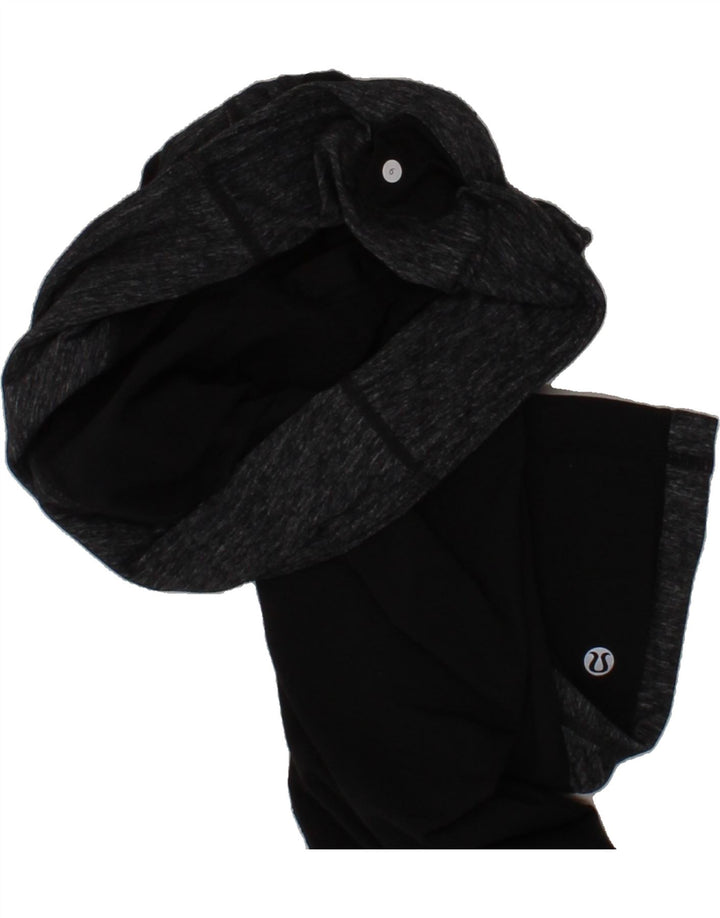 LULULEMON Womens Capri Leggings US Medium 6  Black Colourblock Vintage Lululemon and Second-Hand Lululemon from Messina Hembry 