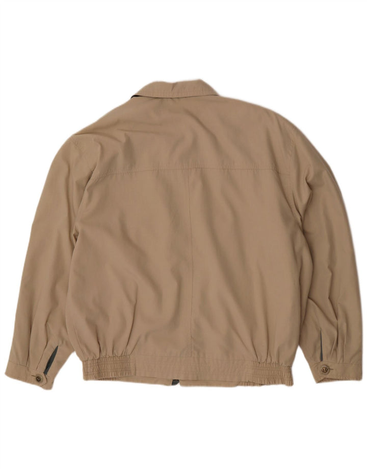 Vintage herre bomberjakke UK 42 XL Khaki Polyester
