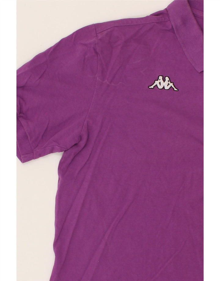 KAPPA Mens Polo Shirt Large Purple Cotton Vintage Kappa and Second-Hand Kappa from Messina Hembry 