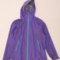 Berghaus Gore-Tex regnjakke med hætte til kvinder UK 16 Stor lilla polyamid