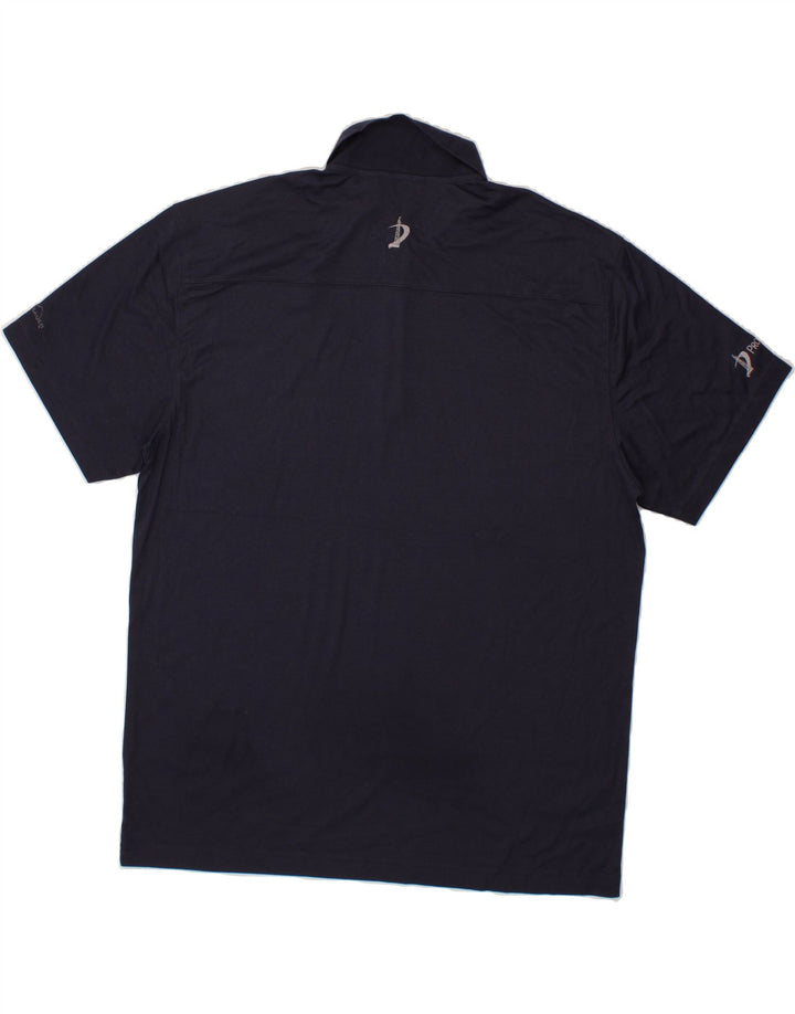 EDDIE BAUER Mens Polo Shirt XL Navy Blue Cotton Vintage Eddie Bauer and Second-Hand Eddie Bauer from Messina Hembry 