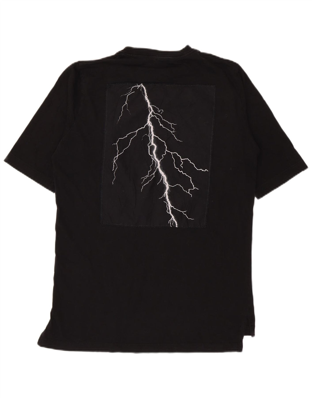 Diesel Herre grafisk T-shirt Top Lille sort bomuld