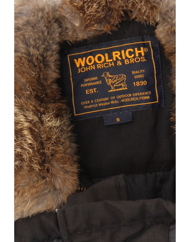 WOOLRICH Polstret Damejakke UK 10 Small Navy Blue