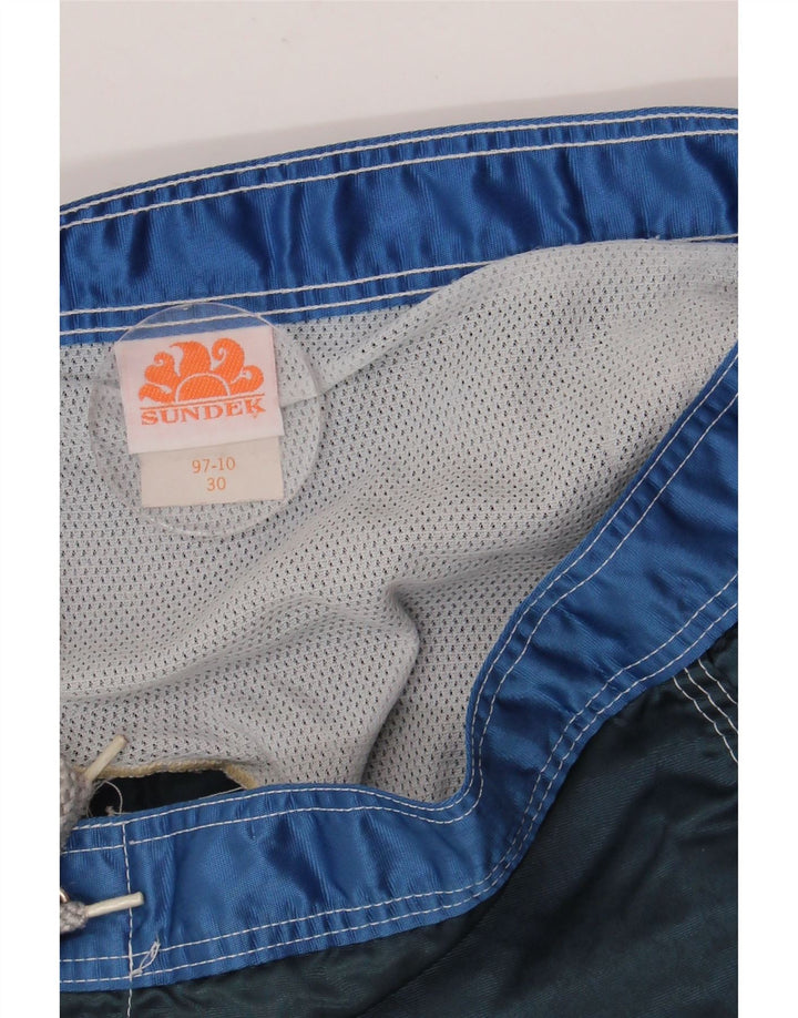 SUNDEK Badeshorts til mænd Medium Marineblå Colourblock Nylon