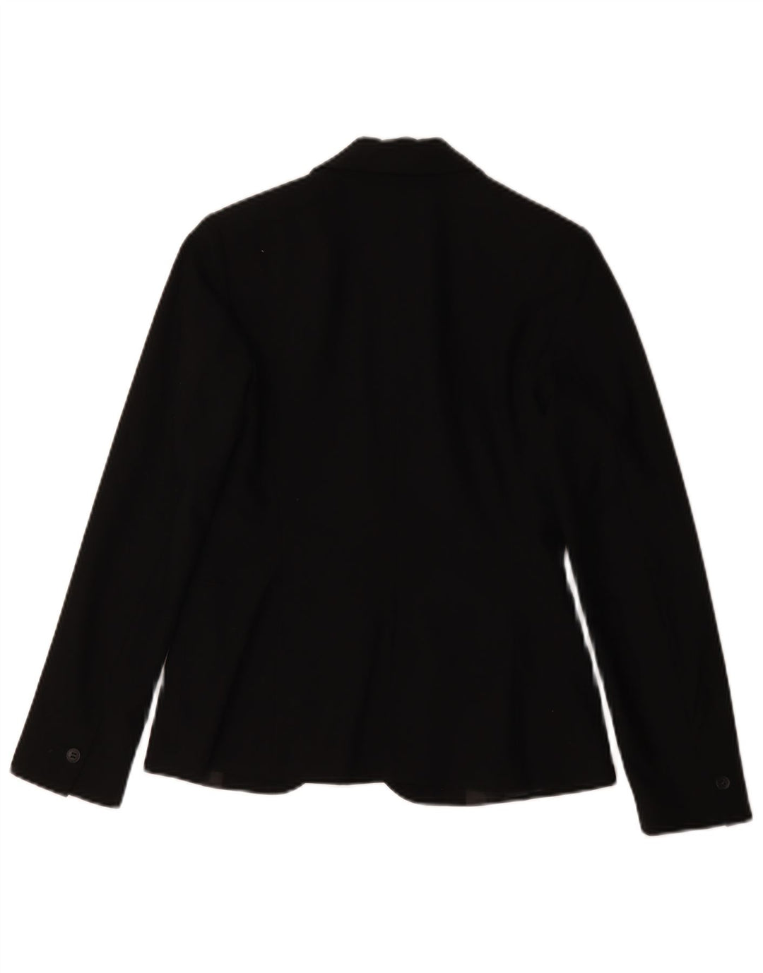 Zara Dame 1 Knap Blazer Jakke EU 34 2XS Sort Polyester