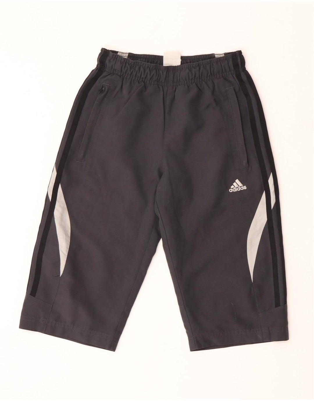 Adidas Boys Bermuda Sportshorts 9-10 år Grå Colourblock Polyester