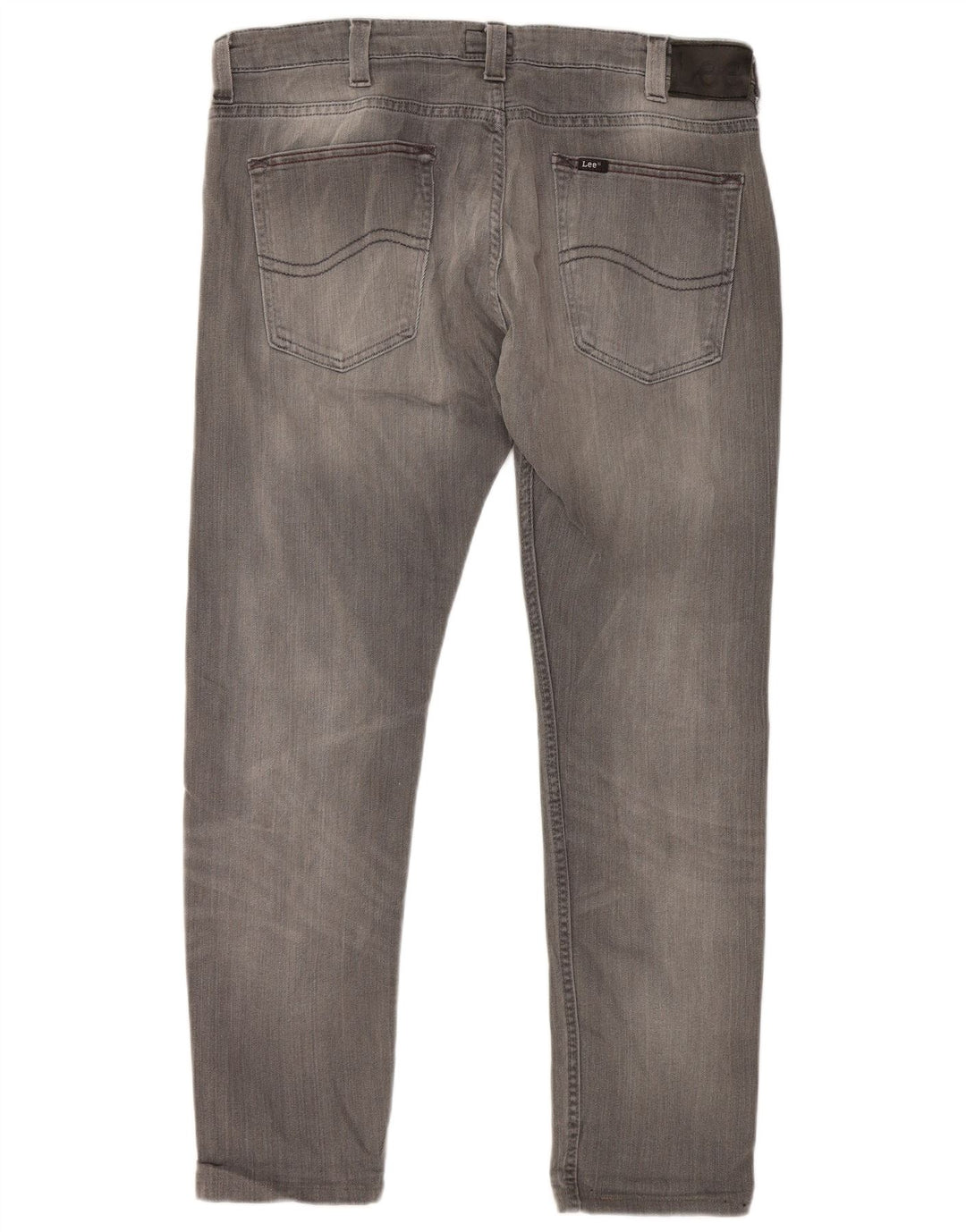 LEE Mens Powell Slim Jeans W38 L28 Grå Bomuld