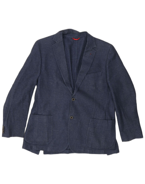 Fay Herre 2-knaps blazerjakke UK 36 Small Navy Blue Flecked